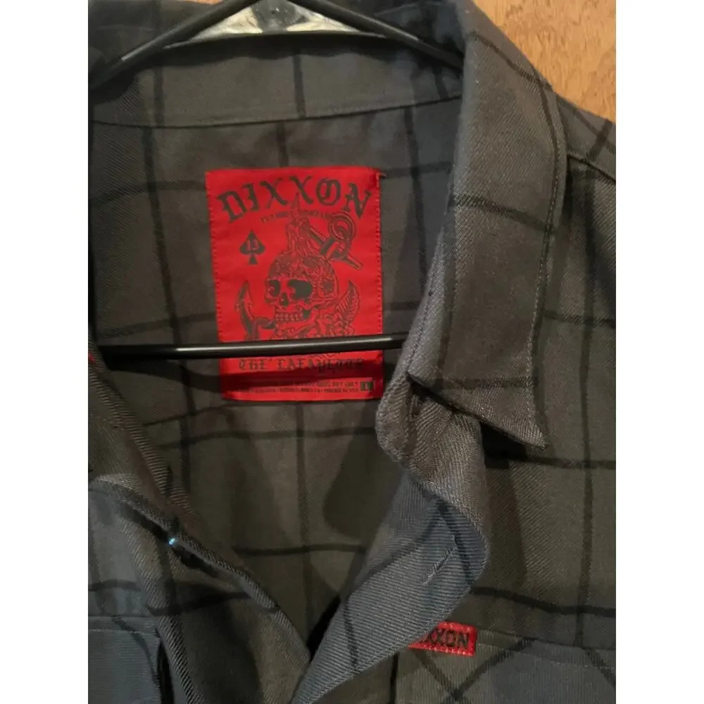 Dixxon Plaid Flannel Button Down Shirt